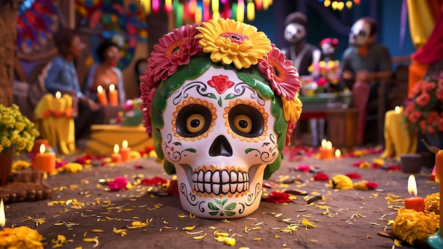 Dia de los muertos banner image