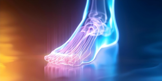 Diagnosing Plantar Fasciitis through an MRI Image of the Human Foot Concept Foot Anatomy Plantar Fasciitis MRI Imaging Diagnosis Process Medical Conditions