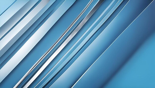 Diagonal smooth lines in blue background