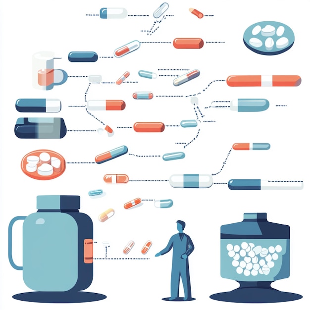 Photo a diagram of the clinical decisionmaking process for optimizing drug therapy