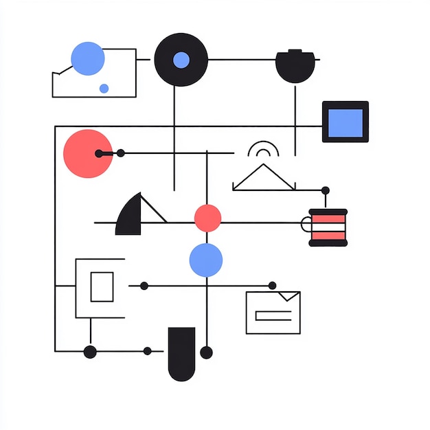 Photo a diagram of a computer and the word quot no quot on it