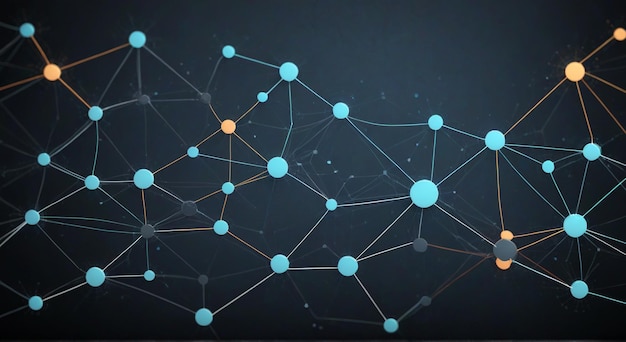 a diagram of the connections between the dots and lines