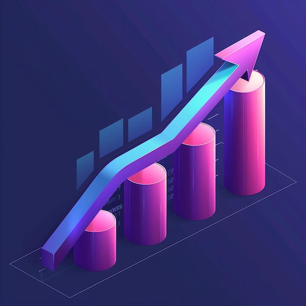 a diagram of a graph with a blue arrow pointing up