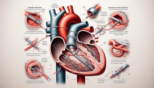 a diagram of a heart with the blood pressure in it