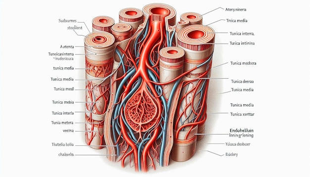 Photo a diagram of the human anatomy