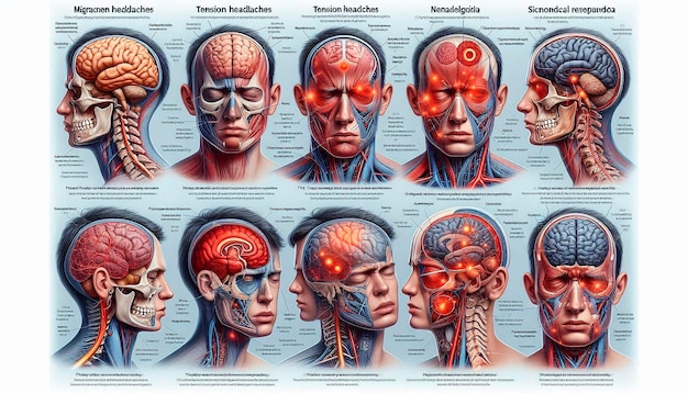 a diagram of the human brain and the brain