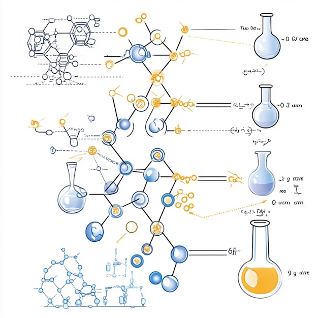 Photo a diagram showing the polymerization process for various polymers