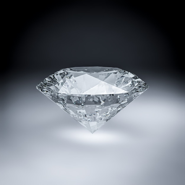 Diamond 3d render.