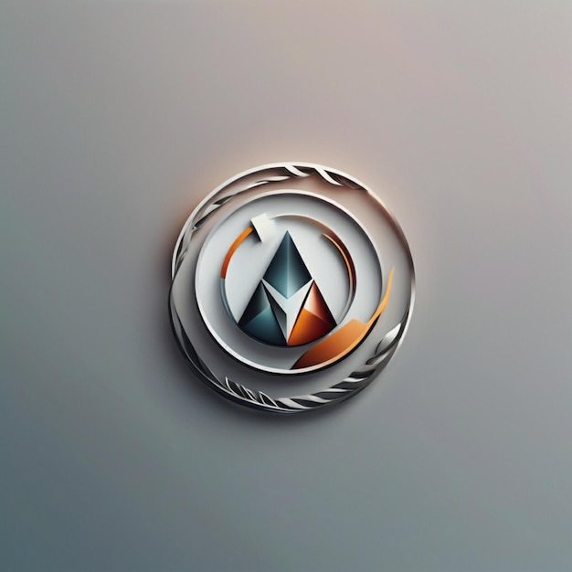 a diamond and a diamond logo on a grey background