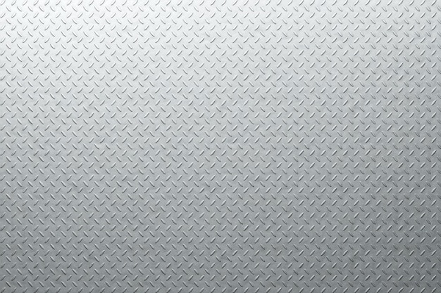 Diamond plate metal background Brushed metallic texture 3d rendering