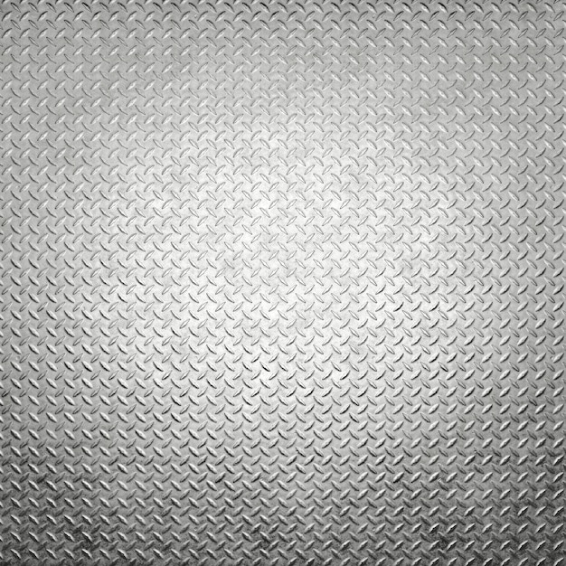 Diamond plate metal background Brushed metallic texture 3d rendering