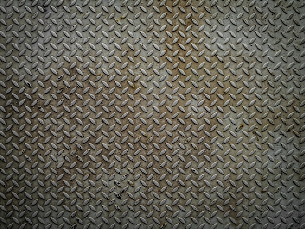 Diamond steel plate texture background