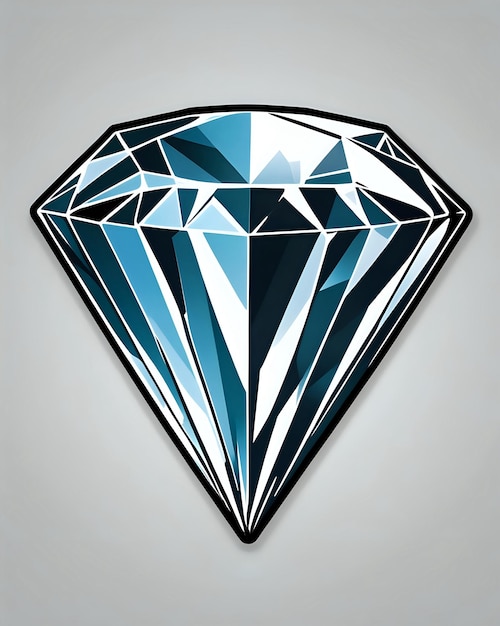 a diamond that is on a gray background with the word diamond on it