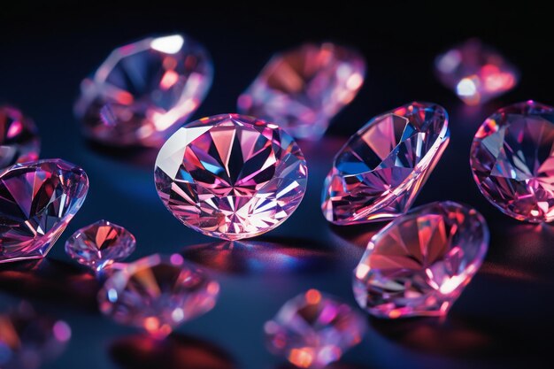 Diamonds Unveiled Captivating Macro Photography in a Radiant 32 Aspect Ratio