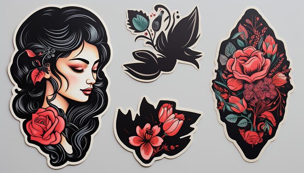 Photo die cut sticker designs for mothers