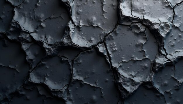 Photo diffused lighting on black basalt stone for rugged look