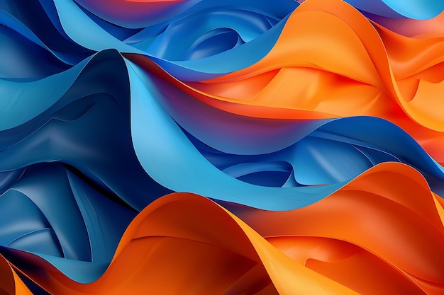 Digital abstract 3d Desktop Background wallpaper 4k glowing design generative Ai