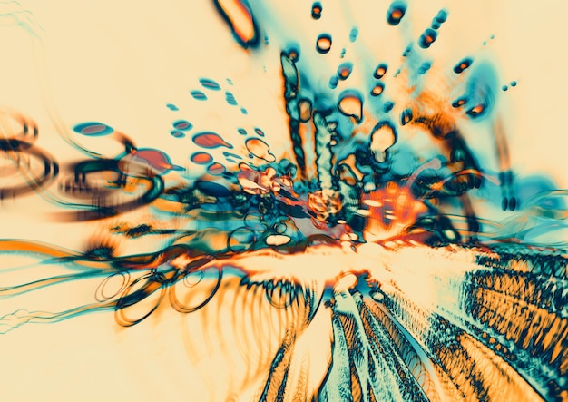 digital art of modern abstract motion,colorful blurred blots