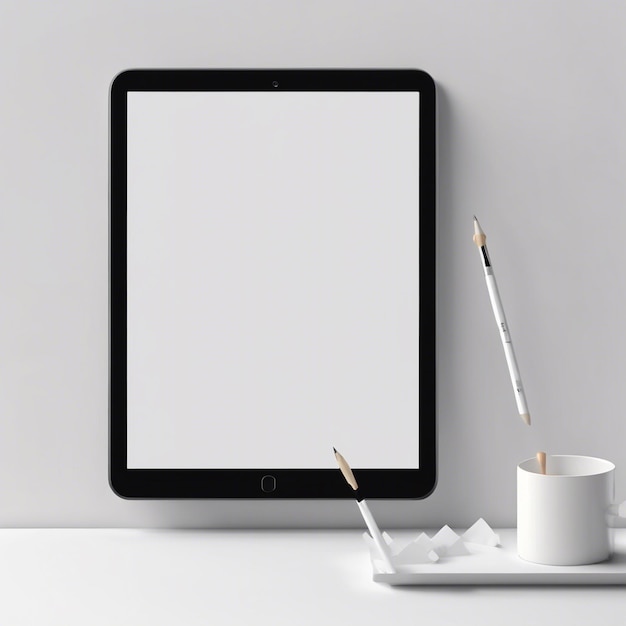 Digital art pad on a plain white background