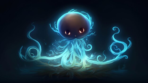 Digital art of Willo the Wisp