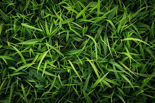 Digital artwork of beautiful green grass texture background top view lush short cut weed lawn from