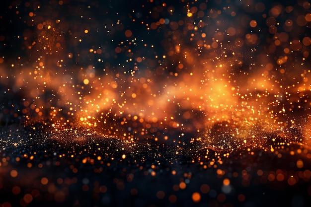 Digital artwork of close up of fire on a black background high quality high resolution