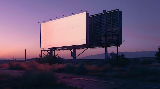 Digital Billboard Twilight