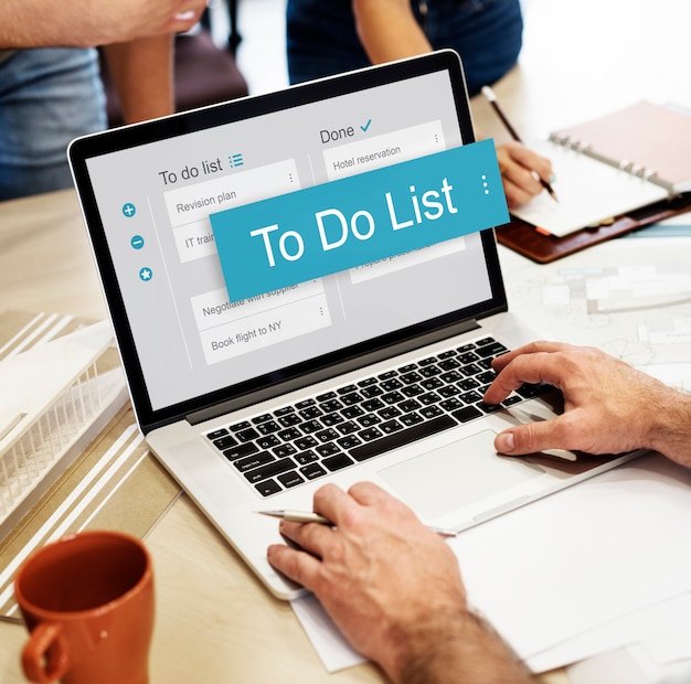 Digital Business To do List App Interface