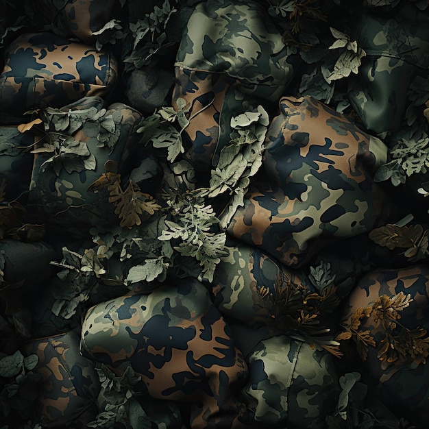 Digital camouflage pattern texture