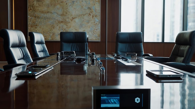 a digital clock is on a table with a digital display