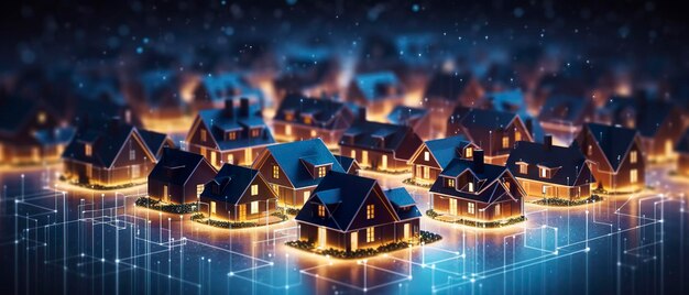 Digital community smart homes and digital community Generate Ai