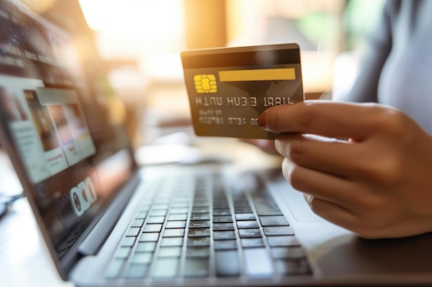 Digital credit card payments for online shopping and bill payments