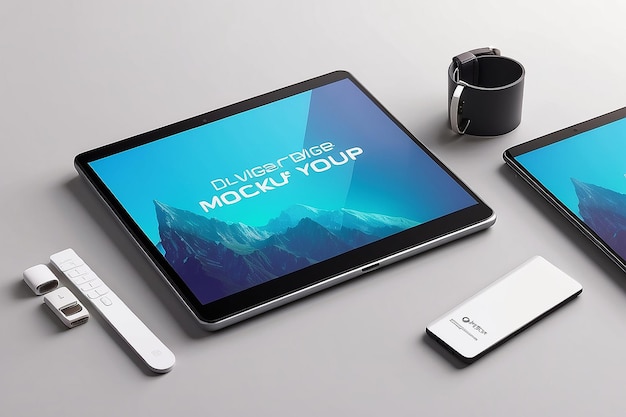 Photo digital device mockup