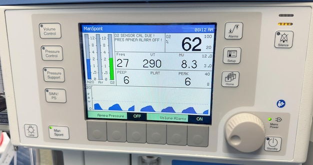 A digital display shows the number of patients at the hospital.