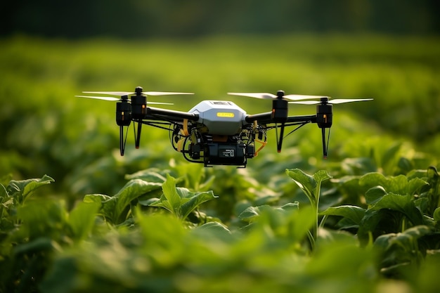 Digital Farming Empowered by Drone Crop Monitoring Generative AI