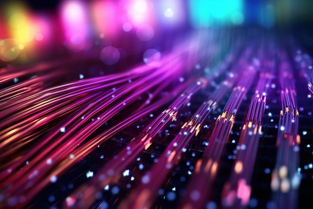 digital fiber optic cable with high speed data transfer in cables