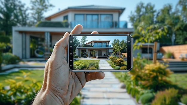 Digital foreclosure notice in an augmented reality environment