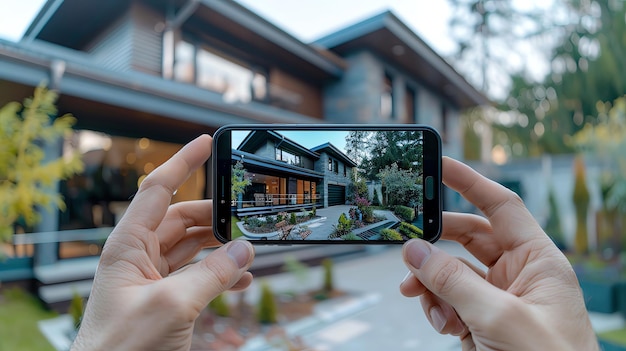 Digital foreclosure notice in an augmented reality environment