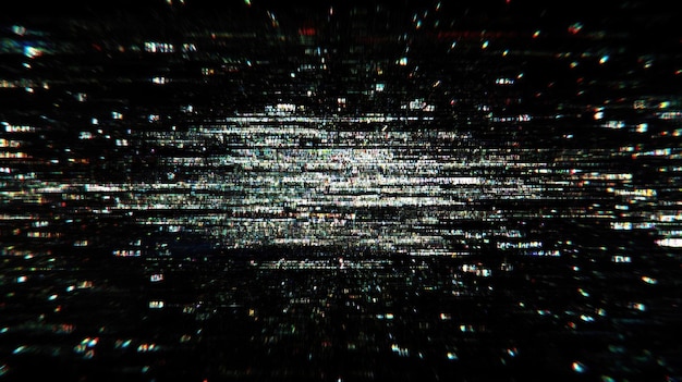 Photo digital glitch abstract background a symphony of glitching pixels