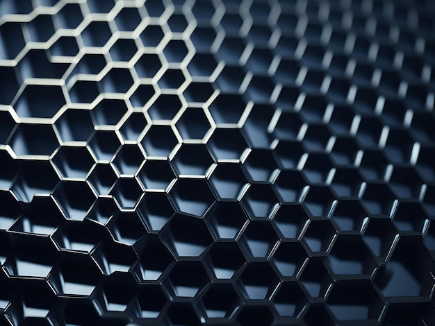 Digital hexagon abstract background