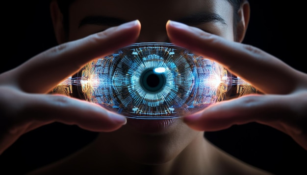 digital holographic eye creative technology