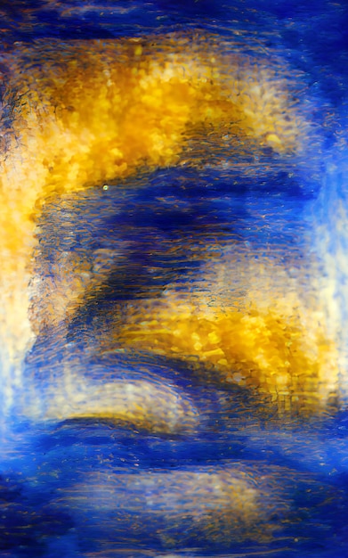 Digital illustration abstract background yellow blue texture