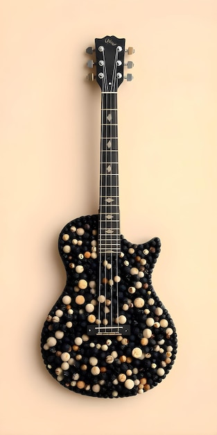 Photo digital illustration guitar design surreal art