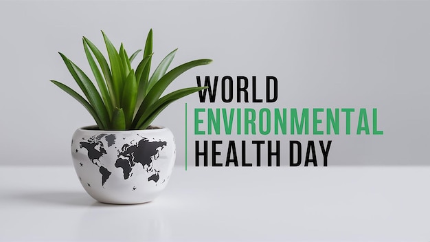 A digital illustration promoting world environmental Health Day