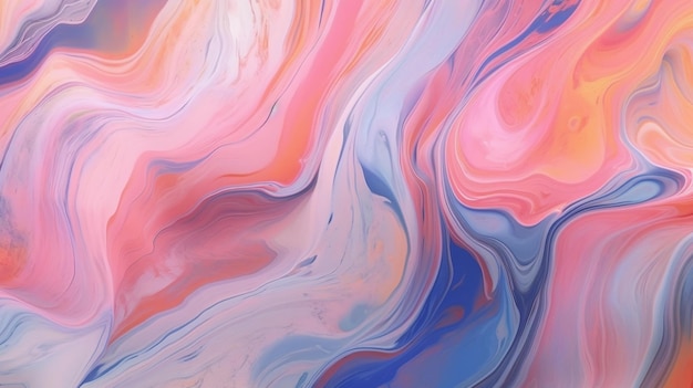 digital marbling paint colorful smooth liquid background