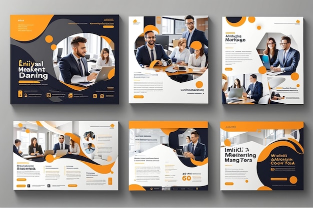 Digital marketing agency and corporate social media post template