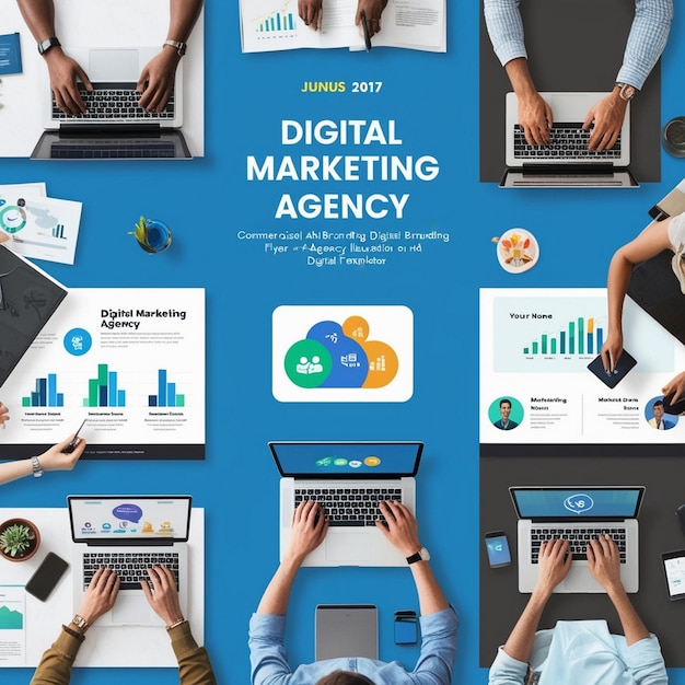 digital marketing agency flyer