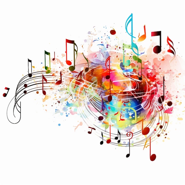 Digital Musical Notes Background Stock Photos Images pattern textures