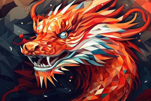 A digital painting of a dragon39s head Perfect for fantasythemed designs and illustrations