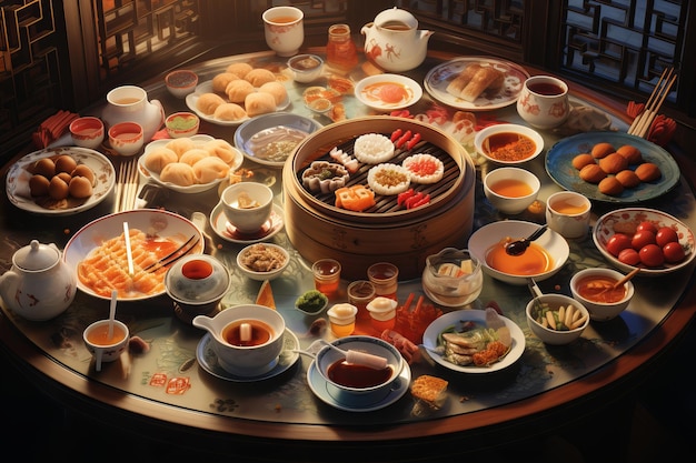 Dim Sum Delight A Visual Feast